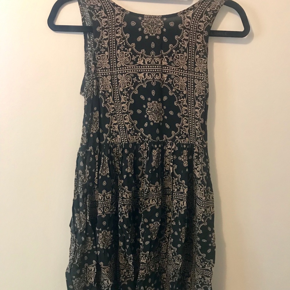 Blue pattern dress from Altar’d State